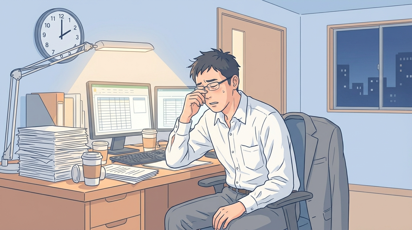 税理士事務所所長の業務効率化イメージイラスト