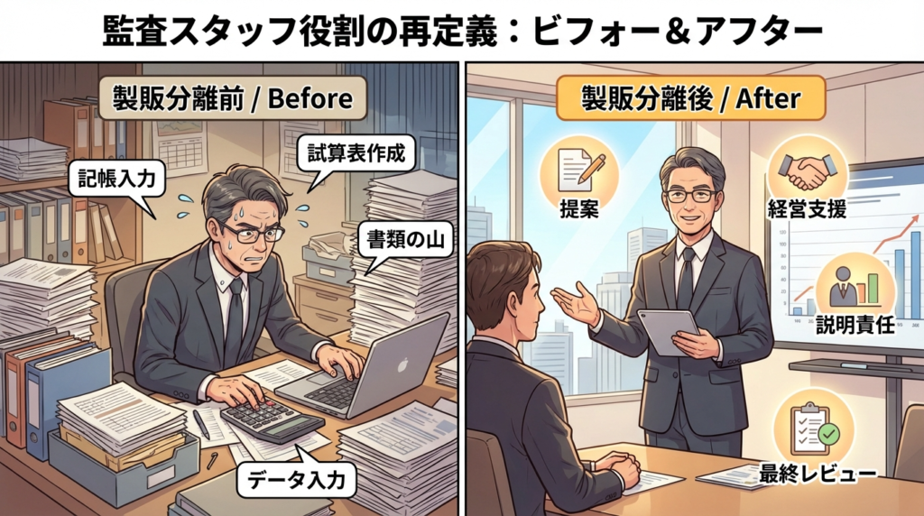 50名規模の会計事務所で製販分離が頓挫す|図版_4