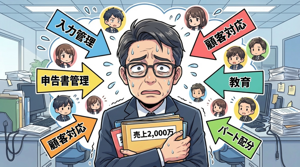 【もったいない組織作り】クラウド会計特化|イラスト_4