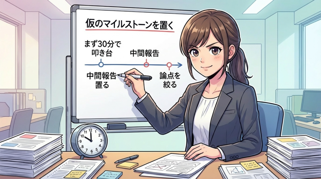 忙しい所長が組織を作るならスキルより動ける人材が必要関連図解イラスト