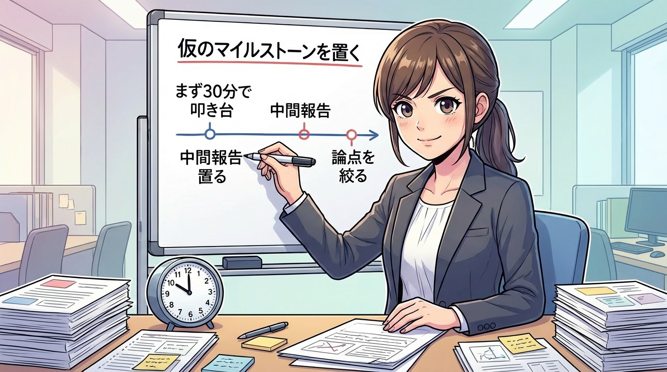 忙しい所長が組織を作るならスキルより動ける人材が必要関連図解イラスト