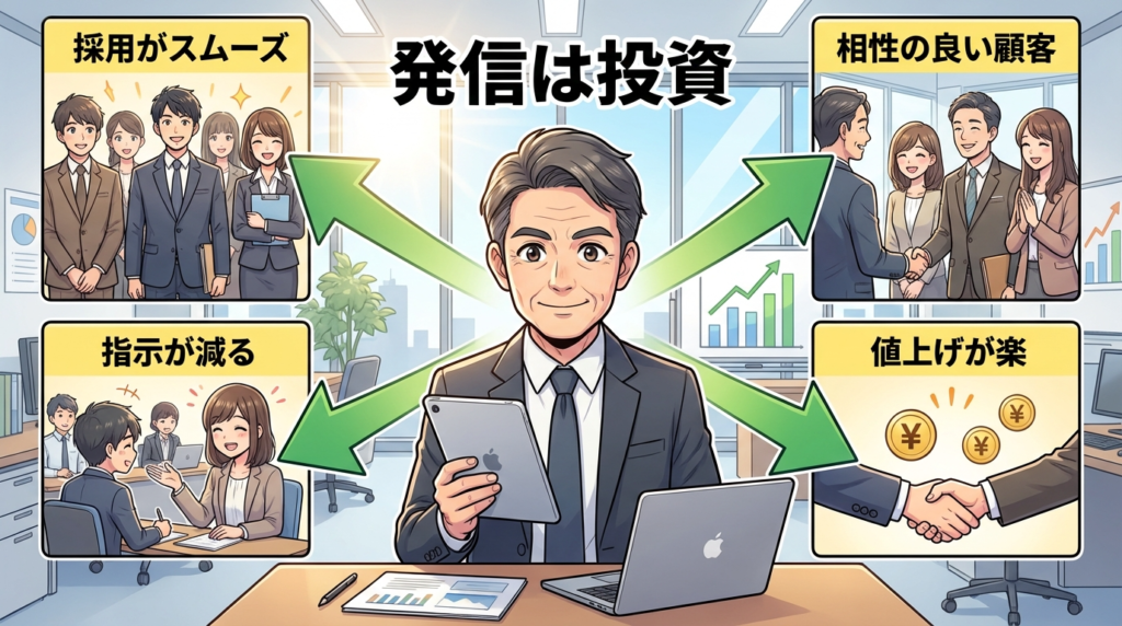 【もったいない】生成AIで発信が薄くなっ|イラスト_5