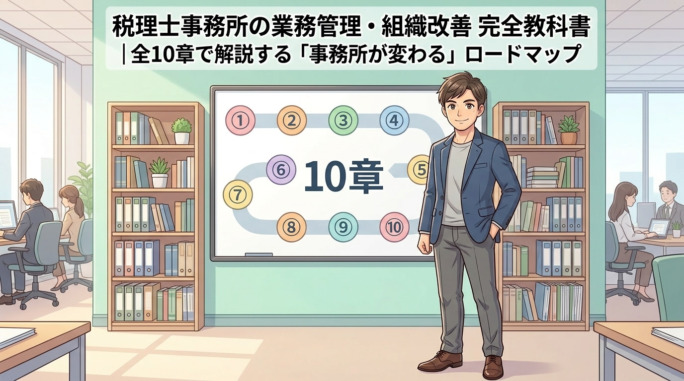 税理士事務所の業務管理・組織改善完全教科書ヒーロー画像