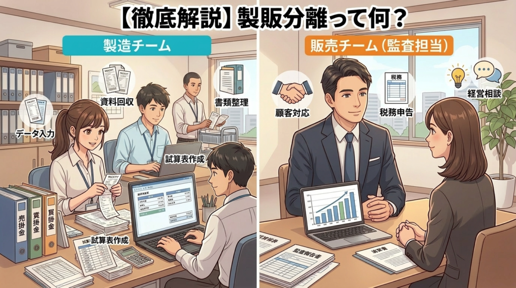 製販分離の基本概念を整理する図解