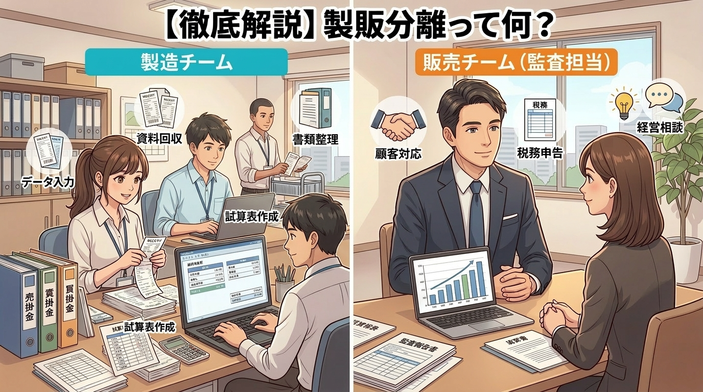 製販分離の基本概念を整理する図解