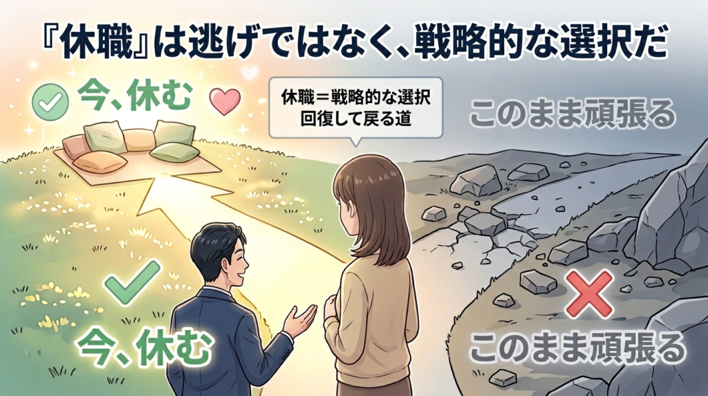 会計事務所の組織構造とメンタル不調の関係のイラスト